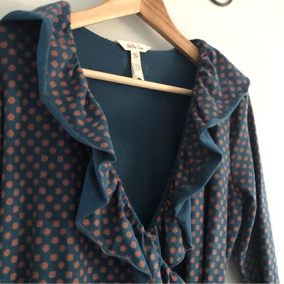 Matilda Jane Reunion wrap dress maxi length ditzy floral pattern woman’s medium - Picture 5 of 13